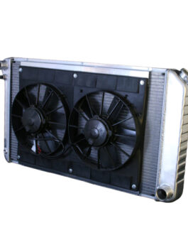1970-81 Chevy Camaro LSX radiator w/ dual electric fans