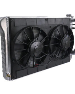 1963-65 Chevy Corvette LSX radiator w/ electric fans (small block)