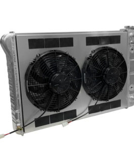 1973-87 Chevy C10 Truck LSX Swap Radiator w/ Electric Fans